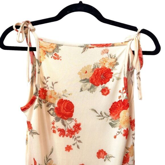 DANIELLE BERNSTEIN WEWOREWHAT Floral Fitted Midi Dress Sz S - Picture 5 of 6